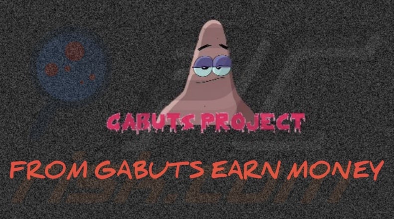 GABUTS PROJECT ransomware wallpaper