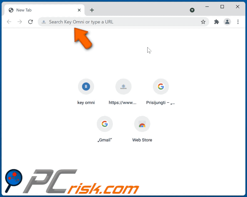 key omni browser hijacker keysearchs.com redirects to bing.com