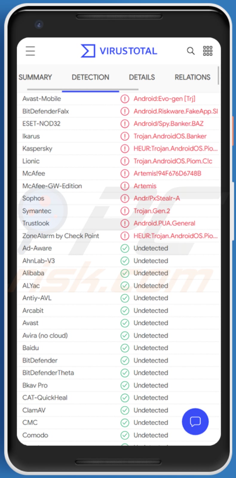 PixStealer android malware