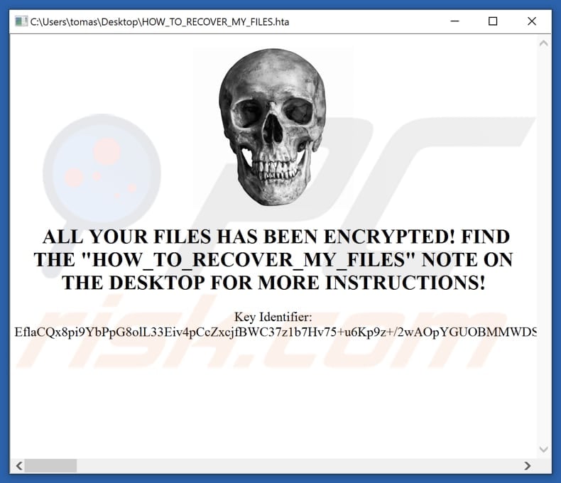 Scott.Armstrong decrypt instructions (HOW_TO_RECOVER_MY_FILES.hta)