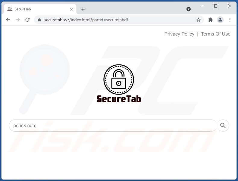 securetab.xyz browser hijacker