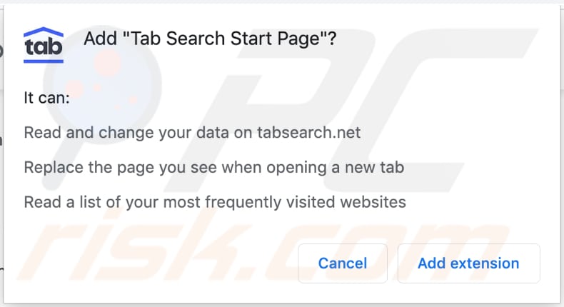 tabsearch.net redirect browser notification