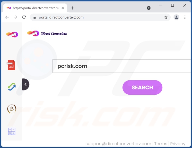 directconverterz.com browser hijacker