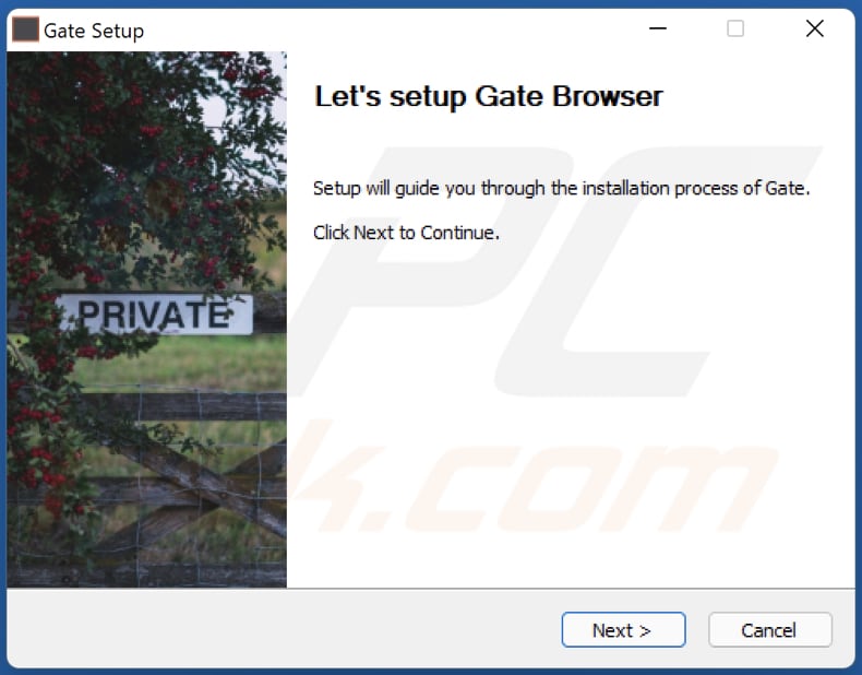 Gate adware installer