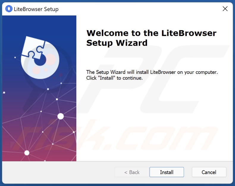 LiteBrowser PUA installation setup