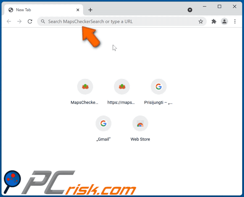 mapscheckersearch browser  hijacker mapschecker.com redirects to nearbyme.io