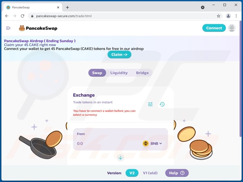 PancakeSwap AirDrop scam