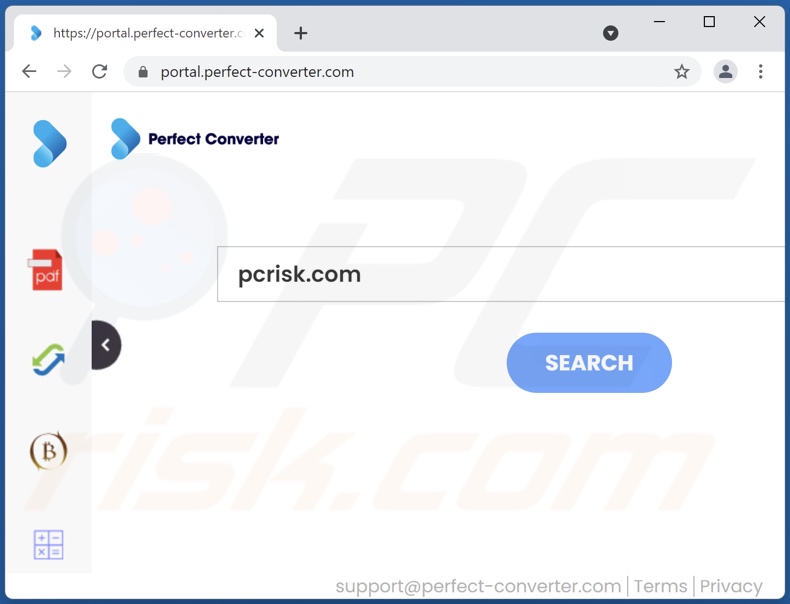 perfect-converter.com browser hijacker