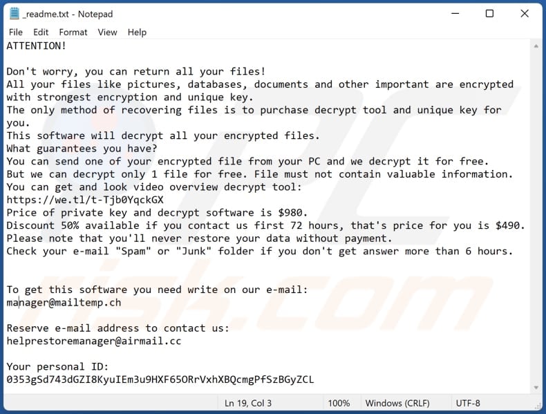 Rigj ransomware text file (_readme.txt)