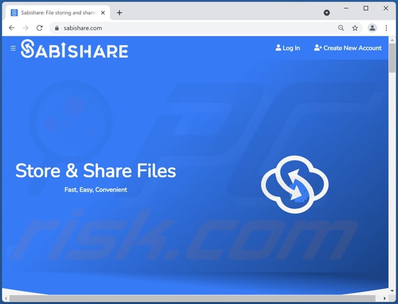sabishare[.]com pop-up redirects