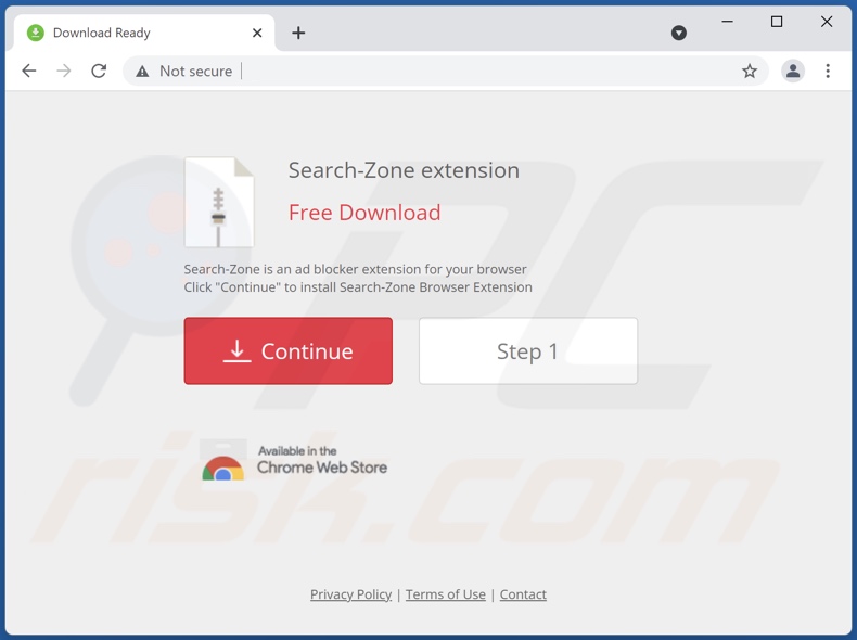 Search-Zone (searchzone.xyz promoting) browser hijacker pushing website