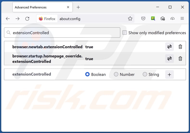 Removing venustab.com from Mozilla Firefox default search engine