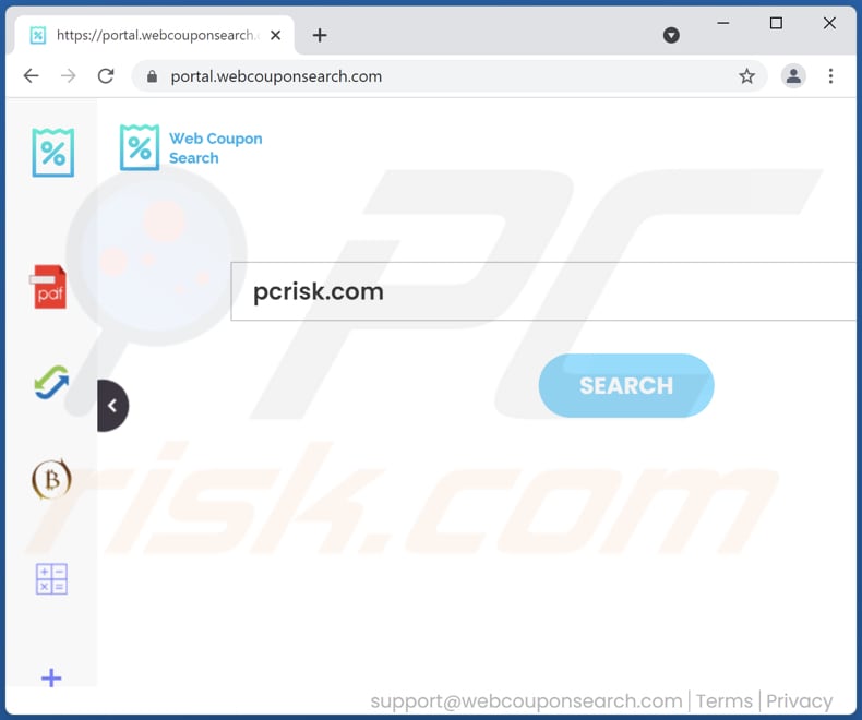 webcouponsearch.com browser hijacker