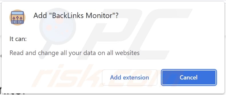 BackLinks Monitor adware