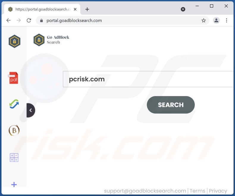goadblocksearch.com browser hijacker