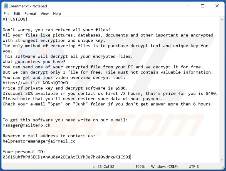 Shgv ransomware text file (_readme.txt)