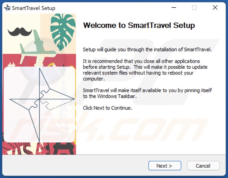 SmartTravel adware installer
