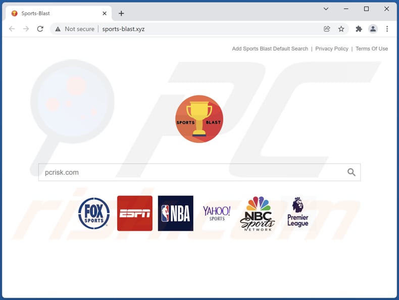 sports-blast.xyz browser hijacker