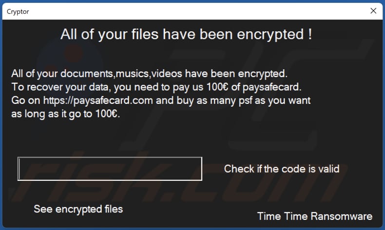 time time ransomware @__RECOVER_YOUR_FILES__@.exe file