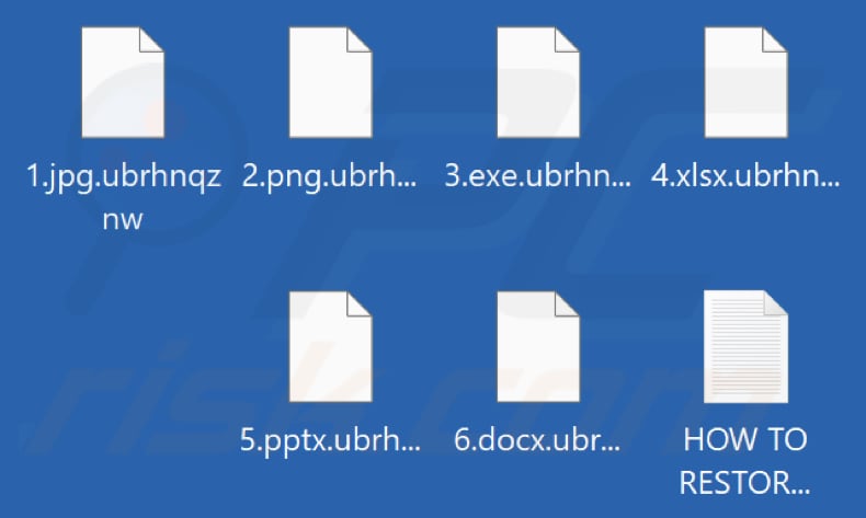 Files encrypted by Ubrhnqznw ransomware (.ubrhnqznw extension)
