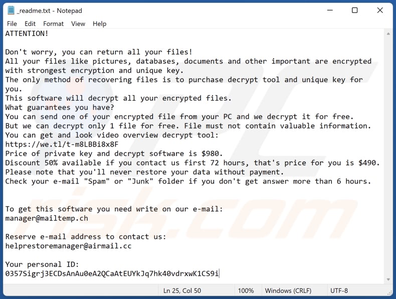 Wnlu ransomware text file (_readme.txt)