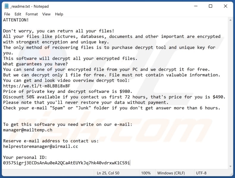 Wnlu ransomware text file (_readme.txt)