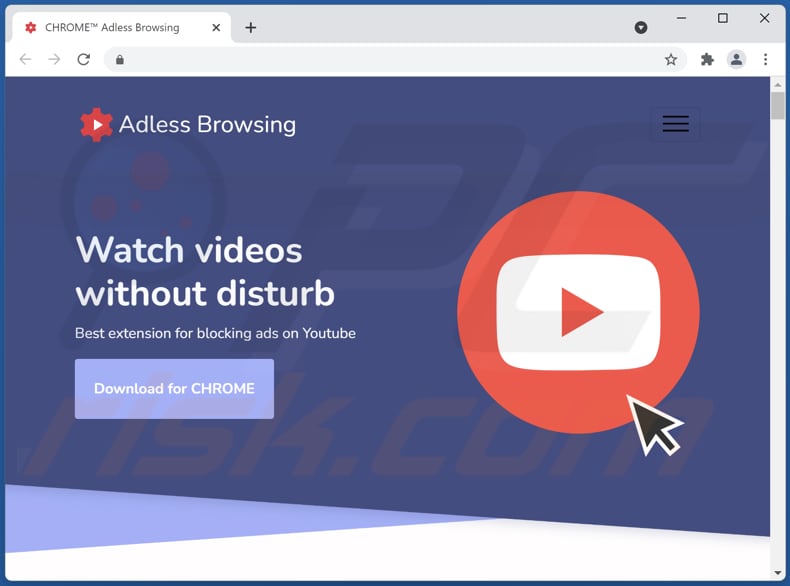 adless browsing adware official download page