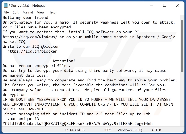 Blocker decrypt instructions (#Decrypt#.txt)