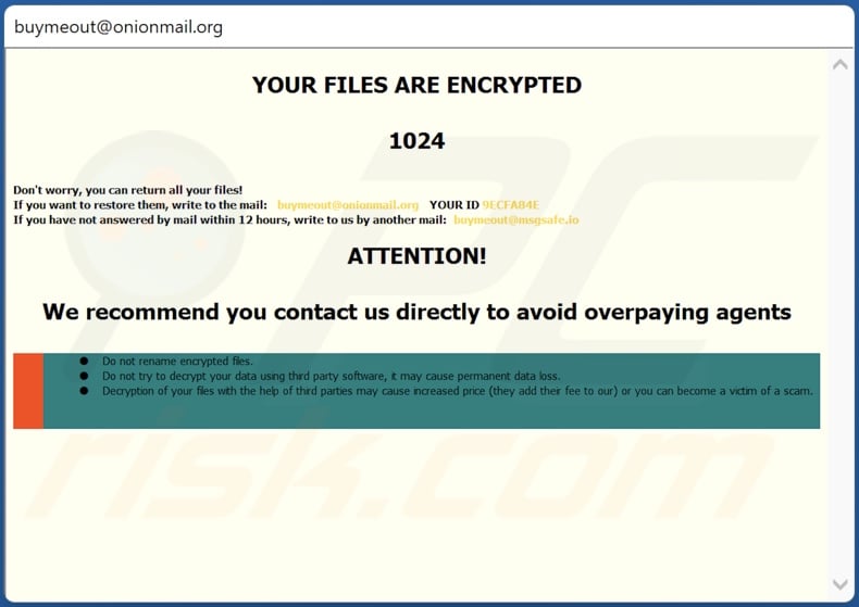 Bmo ransomware pop-up window