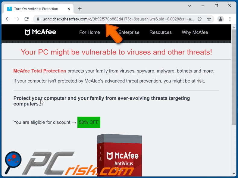 checkthesafety[.]com website appearance (GIF)