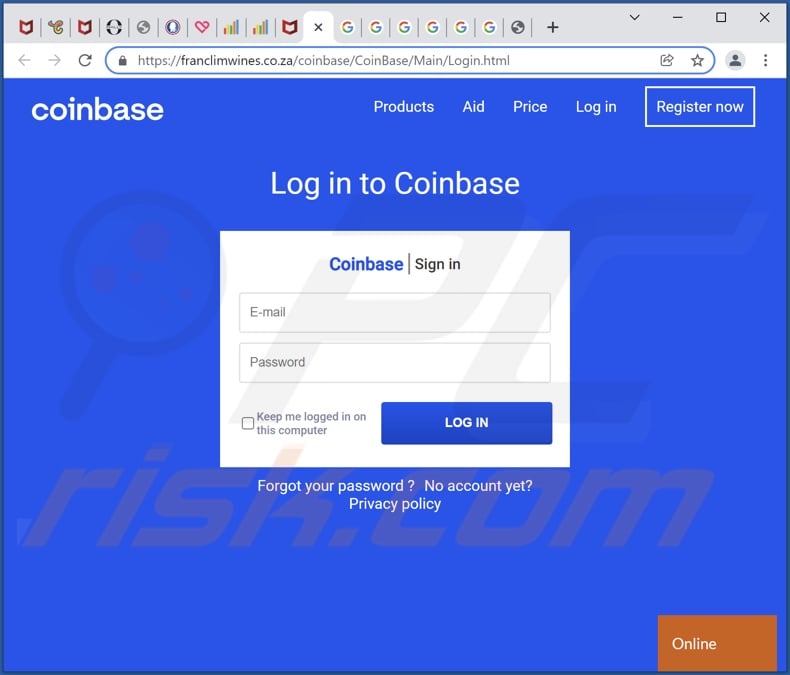 Coinbase scam