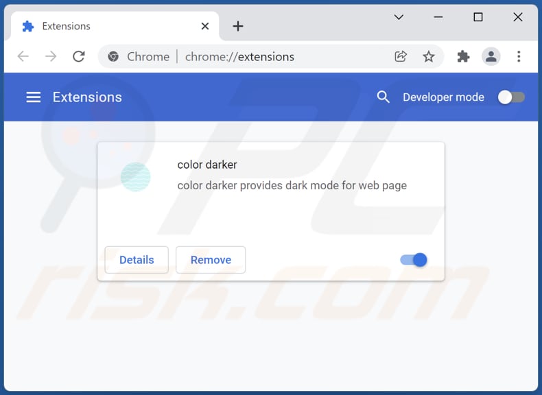 Removing wwmnnl.com related Google Chrome extensions