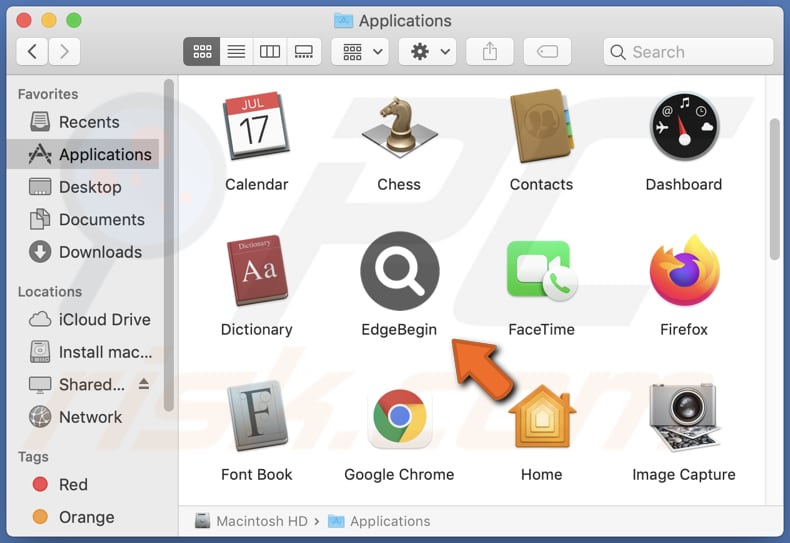 EdgeBegin adware