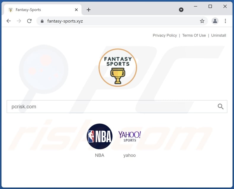 fantasy-sports.xyz browser hijacker