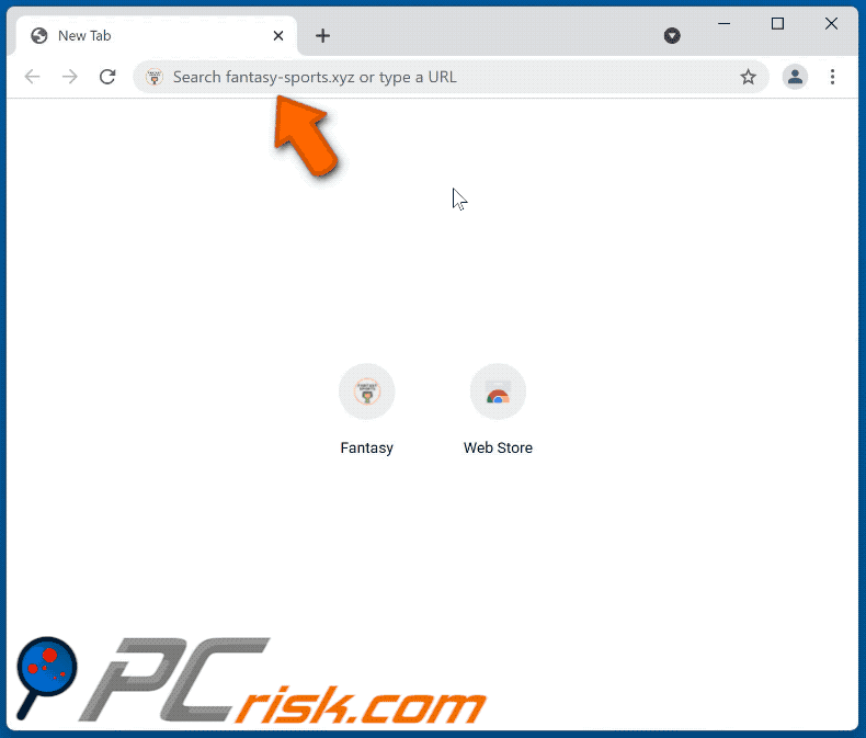 Fantasy-Sports browser hijacker redirecting to Bing (GIF)