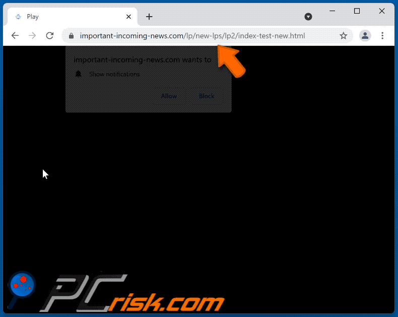 important-incoming-news[.]com website appearance (GIF)
