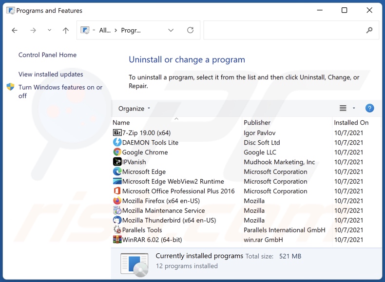 pdfconvertersearchnow.com browser hijacker uninstall via Control Panel