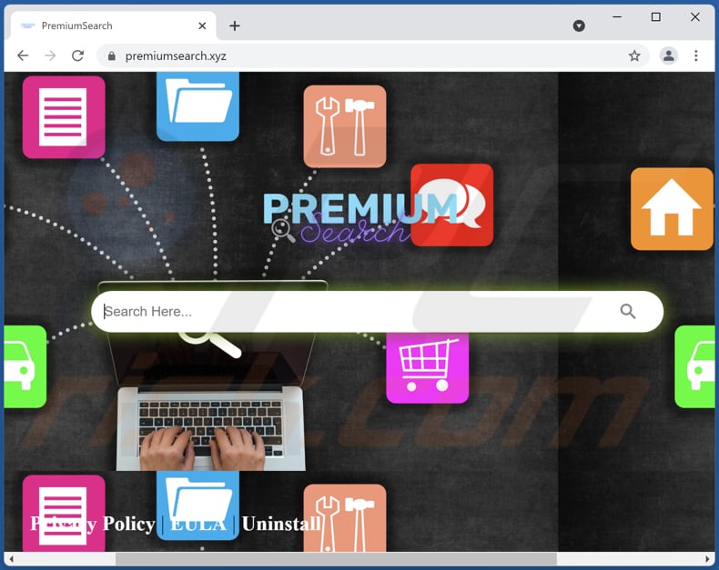 premiumsearch.xyz browser hijacker
