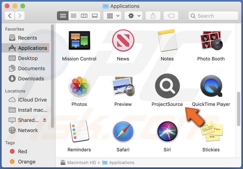 ProjectSource adware