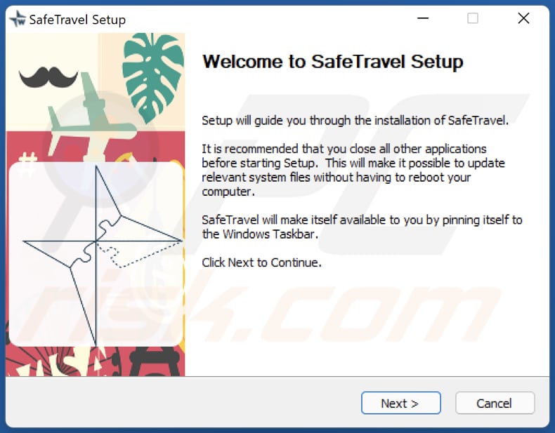 safetravel adware installer