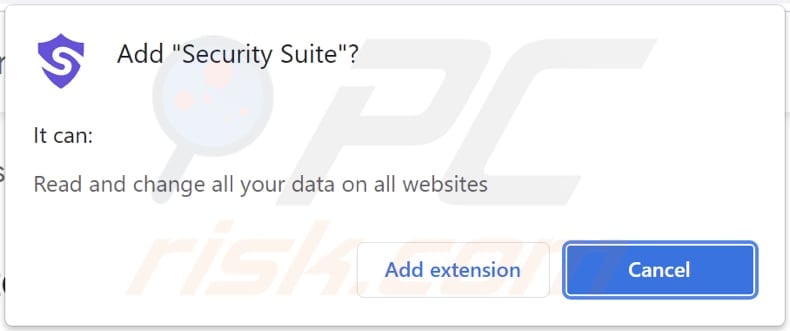 Security Suite pop-up redirects