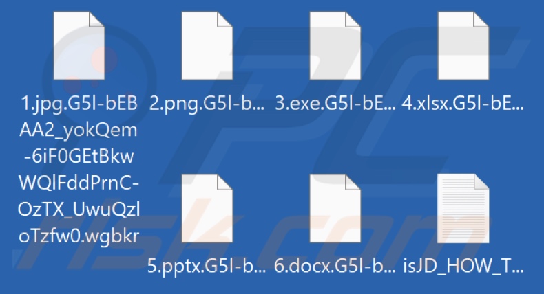Files encrypted by Wgbkr ransomware (.wgbkr extension)