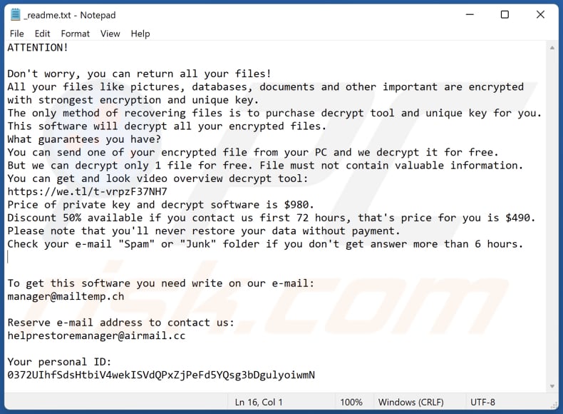 Zaqi ransomware text file (_readme.txt)