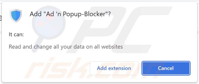 Ad 'n Popup-Blocker adware