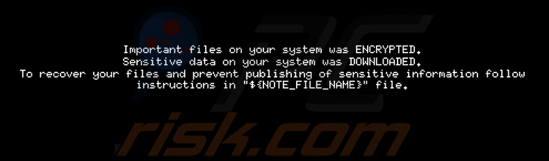 ALPHV (BlackCat) Ransomware desktop wallpaper