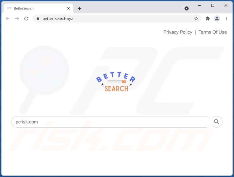 better-search.xyz browser hijacker