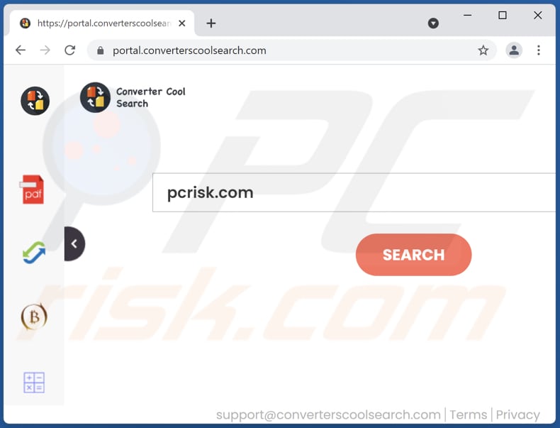 converterscoolsearch.com browser hijacker