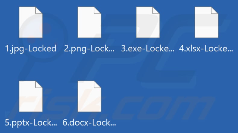 Files encrypted by EvilNominatus ransomware (-Locked extension)