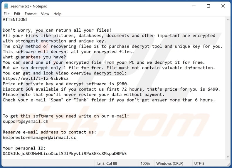 Fgui ransomware text file (_readme.txt)