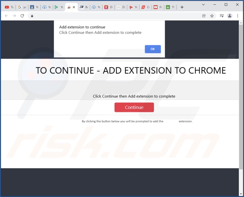 Website used to promote Get Dark browser hijacker